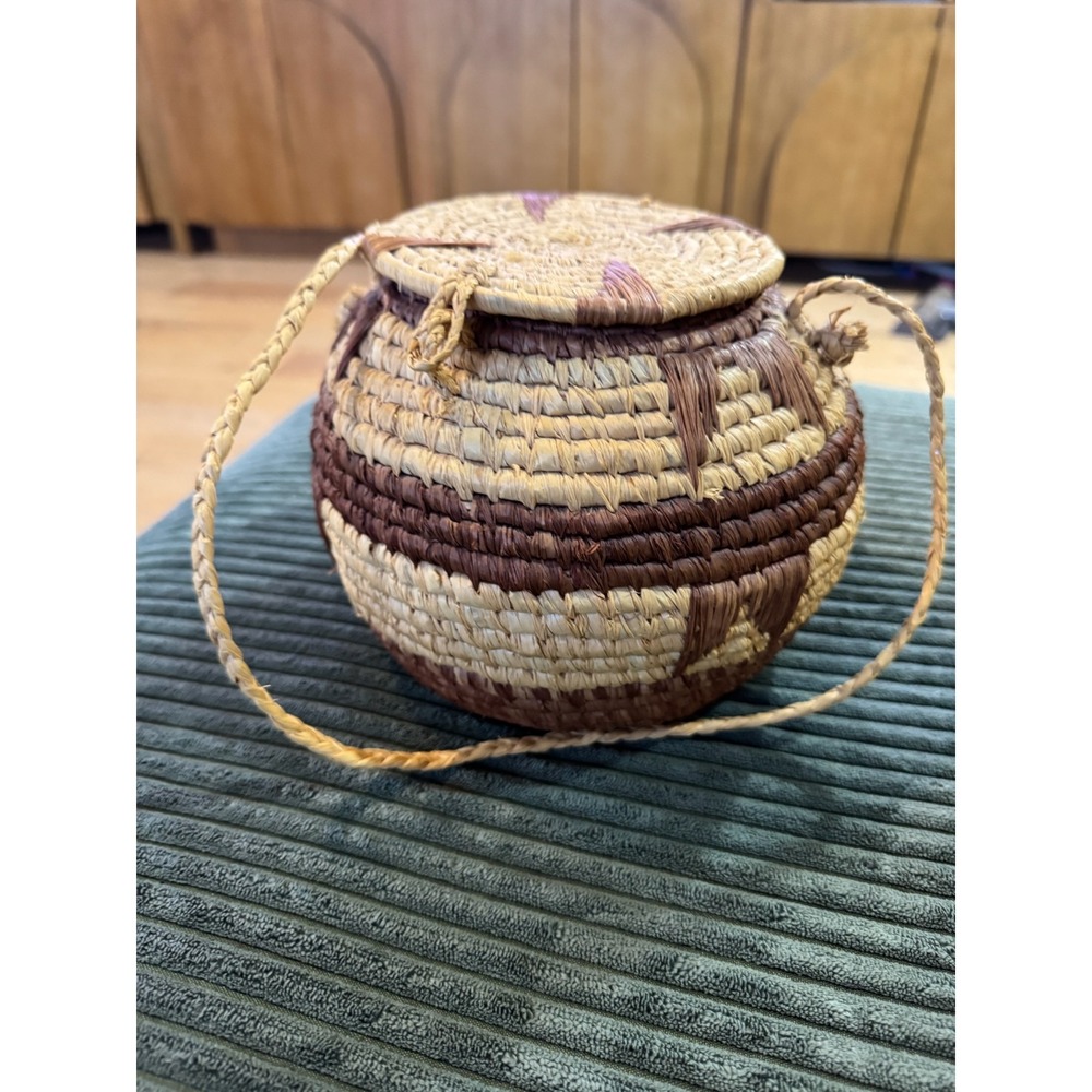 Vintage Woven‎ Southwestern Hanging Basket